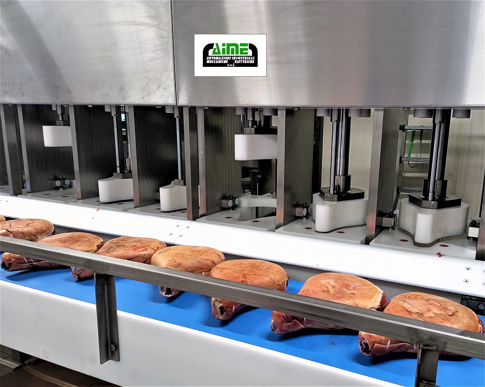 Automated ham presses and processing lines